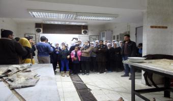 كلية الطب البيطري تستقبل وفداً جديداً من طلاب المدارس