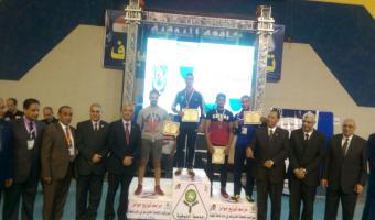 حصول الطالب رضا سامى على برونزية المصارعة الرومانية بأسبوع شباب الجامعات المصرية الحادى عشر بجامعة المنوفية
