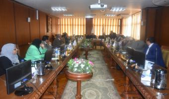 انعقاد مجلس جامعة مدينة السادات الشهرى لبحث جدول أعماله