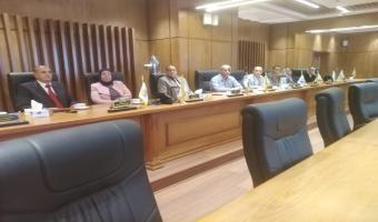 تفاصيل إجتماع مجلس شئون خدمة المجتمع وتنمية البيئة