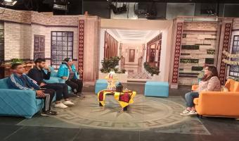 طلبة جامعة مدينة السادات من ذوى الهمم في إستضافة برنامج شباب على الهواء القناه الثانيه المصريه