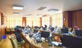 انعقاد الاجتماع الشهري لمجلس خدمة المجتمع وتنمية البيئة