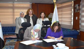 بروتوكول تعاون مشترك بين كلية السياحة والفنادق جامعة مدينة السادات والمعهد العالي للسياحة والفنادق والحاسب الآلى بالسيوف