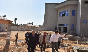 تقرير من التعليم العالي  عن مشروعات جامعة مدينة السادات