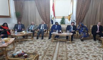 جامعة مدينة السادات توقع عدد من الإتفاقيات مع بعض من الجامعات السودانية