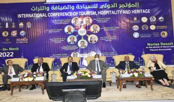 المؤتمر الدولى للسياحه والضيافه والتراث جامعة مدينة السادات بمنتجع نورياس بالفيوم على ضفاف بحيرة قارون