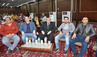 نائب رئيس الجامعة يفتتح فاعليات مسابقة عباقرة الجامعة تحت شعار