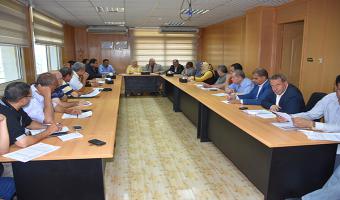 انعقاد الاجتماع الشهري للجنة التنفيذية للأيزو بالجامعة