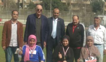 حصول الطالبة حنان إبراهيم على الميدالية الفضية فى سباق 100 متر كراسى متحركة ببطولة الشهيد رفاعى ال45