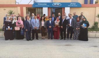 يوم تدريبي  بأحد مصانع اللقاحات البيطرية  لطلاب الطب البيطري جامعة السادات