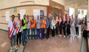 محاضرات توعوية بكلية الحقوق  بجامعة مدينة السادات في إطار حملة