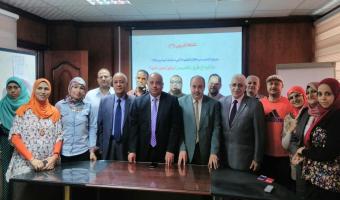 حضور رئيس الجامعة لفاعليات ختام البرنامج التدريبى
