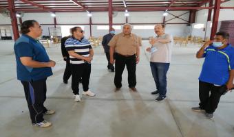 رئيس الجامعة يتفقد إختبارات القدرات بكلية التربية الرياضية