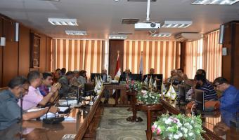 إنعقاد الإجتماع الشهري لمجلس إدارة مركز ضمان الجودة والتطوير المستمر