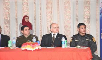 نائب رئيس الجامعة لشئون خدمة المجتمع وتنمية البيئة يحضر حفل صناع الحياة الخاص بتسليم المشاريع  “رزق حلال”