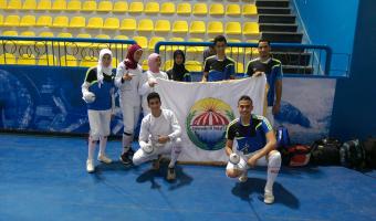 مشاركة جامعة مدينة السادات فى البطولة العربية للمبارزين الجامعيين بجامعة بنى سويف