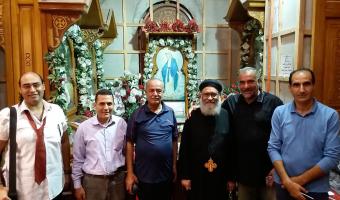 بالصور. زيارة وفد نقابة العاملين بجامعة السادات لفرع بيت العائلة المصرية ببورسعيد