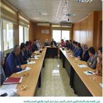 رئيس الجامعة يفتتح الاجتماع الشهري للمجلس التنفيذى لمركز ضمان الجودة والتطوير المستمر بالجامعة