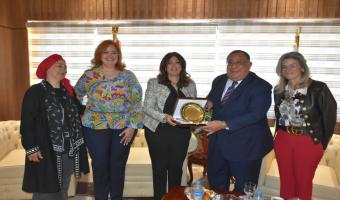 كلية السياحة والفنادق جامعة مدينة السادات تستضيف اللجنة العلمية الدائمة لترقية الأساتذة والأساتذة المساعدين
