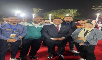 سفراء جامعة مدينة السادات من الطلبة والطالبات يشاركون في برنامج