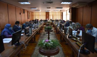 إنعقاد إجتماع مجلس الجودة بجامعة مدينة السادات