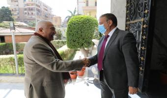 محافظ المنوفية يلتقي رئيس جامعة السادات لبحث أطر التعاون