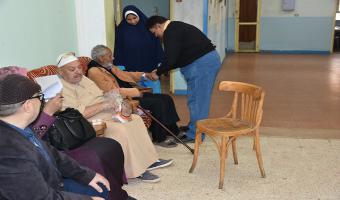 قافلة طبية مجانية لدار رعاية المسنين بمدينة السادات