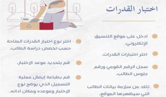 بدء التسجيل لإختبارات القدرات لطلاب الثانوية العامة