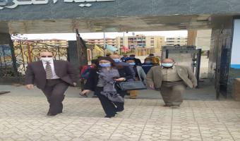 نائب رئيس الجامعة في جولة تفقدية لأعمال الامتحانات