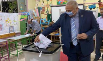 رئيس جامعة السادات يدلى بصوته فى انتخابات مجلس النواب 2020