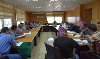 اليوم إنعقاد الإجتماع الشهري للجنة التنفيذية للأيزو بالجامعة