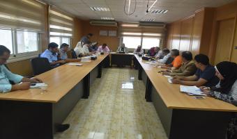 اليوم إنعقاد الإجتماع الشهري للمجلس التنفيذى لمركز ضمان الجودة والتطوير المستمر