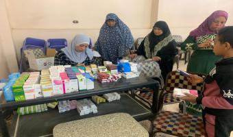 قافلة طبية مجانية بقرية