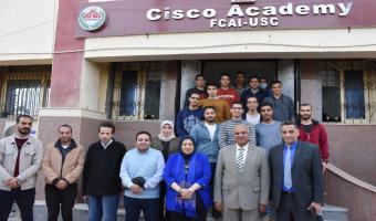 انطلاق أول الدورات التدريبية لأكاديمية سيسكو بجامعة مدينة السادات
