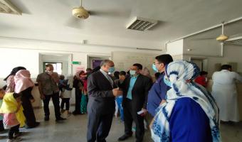 نائب رئيس الجامعة لشئون خدمة المجتمع وتنمية البيئة يبدأ المشروع التنموي بقرية بني سلامة بحيرة وذلك ضمن مبادرة رئيس الجمهورية حياه كريمة