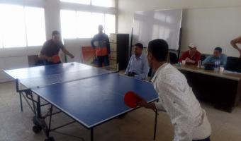 بدء مباريات تنس الطاولة فردى وفرق بنين بمهرجان الدورى الرياضى
