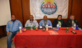 بالصور .. إنطلاق فعاليات إختيار منتخب الجامعة من الجوالين والجوالات بكلية التربية