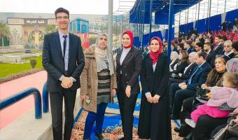 جامعة مدينة السادات تشارك في  إحتفالات وزارة الداخلية بعيدها السنوي