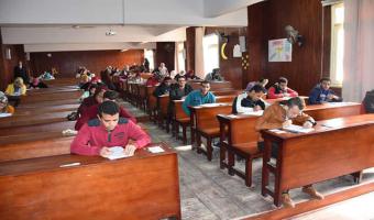 اليوم .. طلاب جامعة مدينة السادات يواصلون إمتحانات الفصل الدراسى الأول