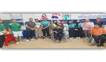 جامعة مدينة السادات تحصد 6 ميداليات بالمهرجان الرياضي الأول لذوي الهمم بجامعة بنها