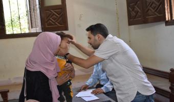 جامعة مدينة السادات تطلق ثاني القوافل الطبيه ضمن المبادرة الرئاسية للتنمية البشرية (بداية جديدة لبناء الإنسان) بقرية كفر داود مركز السادات