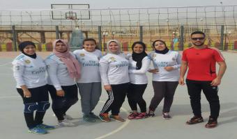 حصول منتخب الجامعة للكرة الطائرة بنات على المركز الرابع بأولمبياد الفتاة الجامعية بشرم الشيخ