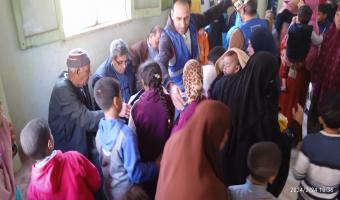 جامعة مدينة السادات تدشن قافلة طبية ومشروع بيئي تنموي في