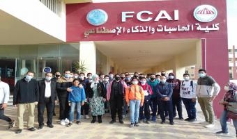 زيارة علمية وورشة عمل بكلية الحاسبات والذكاء الاصطناعي تحت عنوان الذكاء الاصطناعي واستخداماته المختلفة