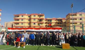 ختام مهيب من إدارة النشاط الرياضى جامعة مدينة السادات للمهرجان الرياضى الثانى للجامعات المصرية BE FiT