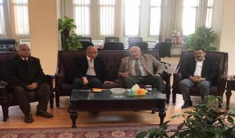 رئيس جامعة مدينة السادات في زيارة لجامعة الزقازيق