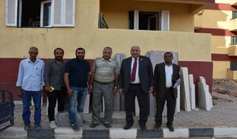 بيومي يتفقد المدن الجامعية للإطمئنان على إنهاء الإستعدادات لإستقبال الطلاب