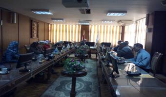 اجتماع المدير التنفيذى للمعلومات بالجامعة مع مديرى مشروعات تطوير نظم وتكنولوجيا المعلومات المركزية ومديرى الوحدات بكليات الجامعة