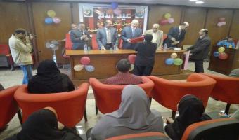 نائب رئيس الجامعة يشارك كلية التربية الرياضية حفلها بعيد الام وتكريم الأمهات المثاليات