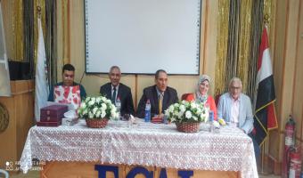 كلية الحاسبات والذكاء الإصطناعى جامعة مدينة السادات تنظم حفل تكريم